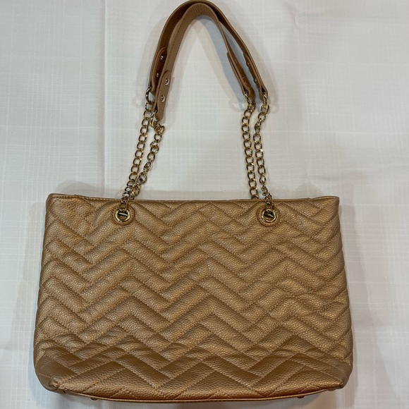 Charming Charlie Rose Gold Purse